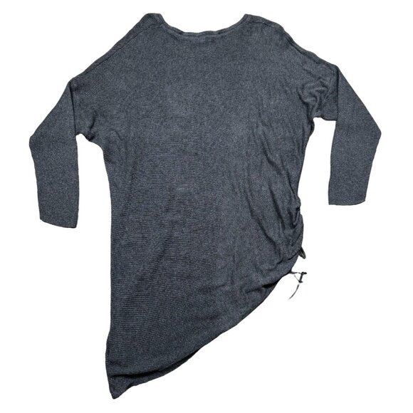 Maurices Womens Size 1 Gray Asymmetrical Knit Sweater Dress Tunic Top XL Knit - Picture 8 of 16